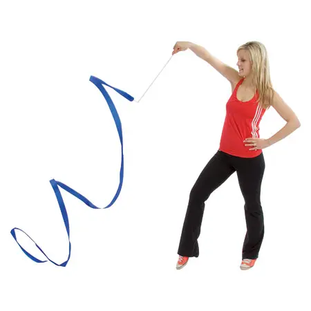 Gymnastikband mit Stab, 6 m