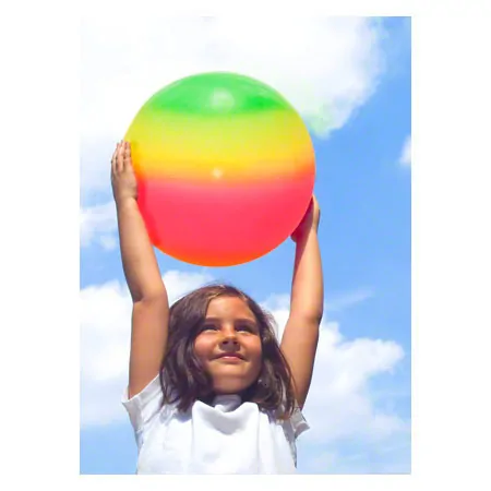 Regenbogenball,  27 cm