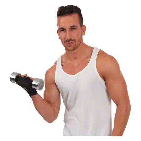 Chromhantel m. Moosgummigriff, 3 kg, Stck