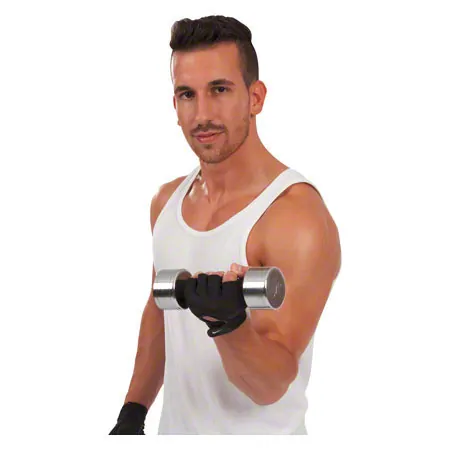 Chromhantel m. Moosgummigriff, 3 kg, Stck