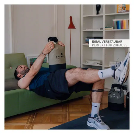 Exerbell faltbare Kettlebell, befllbar bis 14 kg