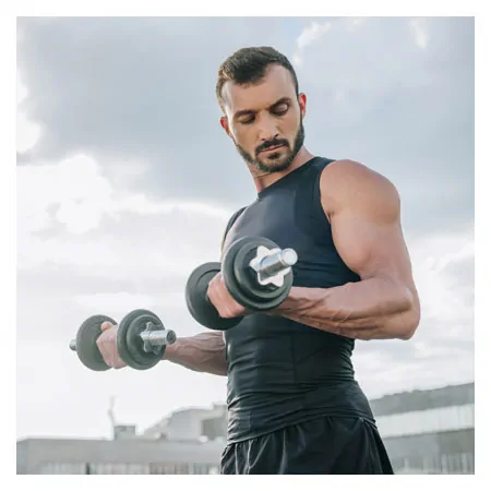 Kurzhantel-Set, 10 kg, 5-tlg.