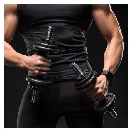 Kurzhantel-Set, 10 kg, 5-tlg.