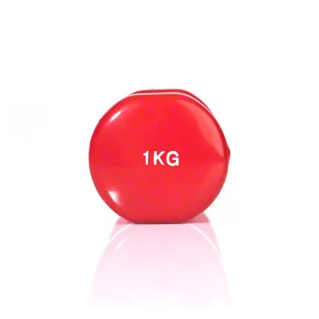 Fausthantel, 1 kg, rot, Stck