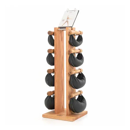 NOHRD Swing Turm inkl. 8 Swing Hanteln, 40 kg, Eiche