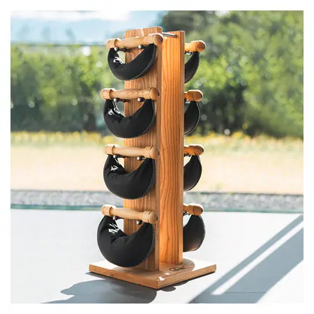 NOHRD Swing Turm inkl. 8 Swing Hanteln, 40 kg, Eiche