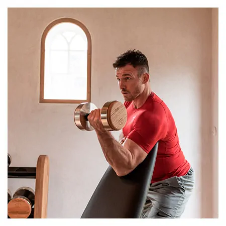 NOHrD Trainingsbank, WeightBench, Nussbaum, Kunstleder