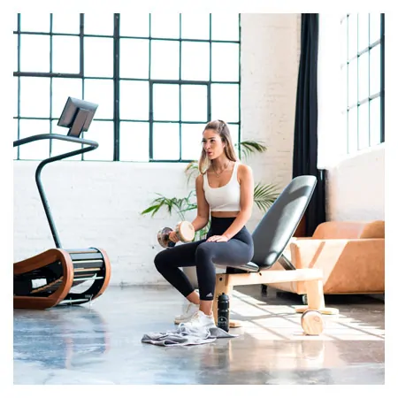 NOHrD Trainingsbank, WeightBench, Nussbaum, Kunstleder