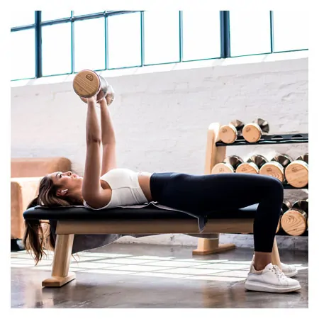 NOHrD Trainingsbank, WeightBench, Nussbaum, Kunstleder