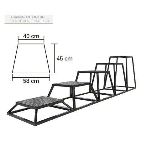 Sport-Tec Sprungtrainer Plyo Box, 45 cm