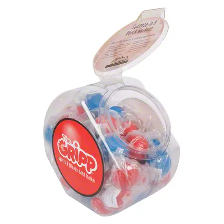 Anti-Stress Ball The Gripp II mit Gelfllung,  6 cm, 40er Set