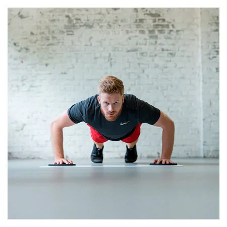 Flowin Fitness Trainingsmatte inkl. Tasche und Gleitpads