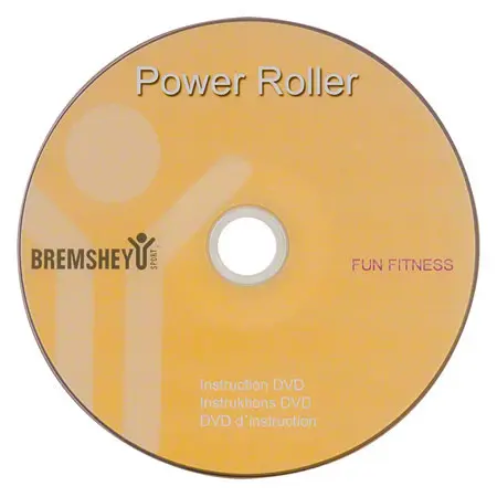 TUNTURI Bauchtrainer Power Roller inkl. bungs-DVD