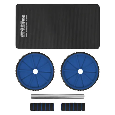 Sport-Tec Bauchtrainer Ab Wheel inkl. Kniematte
