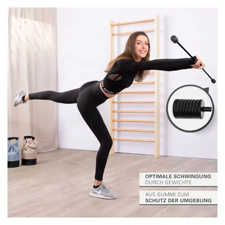 Sport-Tec Schwingstab, 160 cm inkl. Sport-Tec Tasche