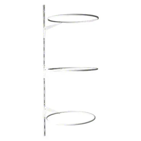 Ballhalter fr 3 Gymnastikblle, verstellbar, wei