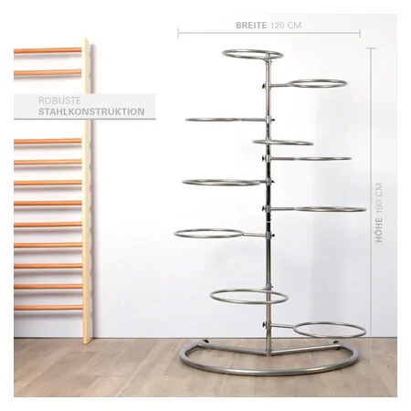 Gymnastikballstnder fr 10 Blle