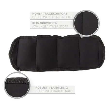 Gewichtsmanschetten, 0,5 kg, Paar