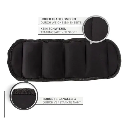 Gewichtsmanschetten, 1 kg, Paar