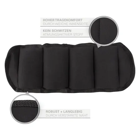 Gewichtsmanschetten, 1,5 kg, Paar