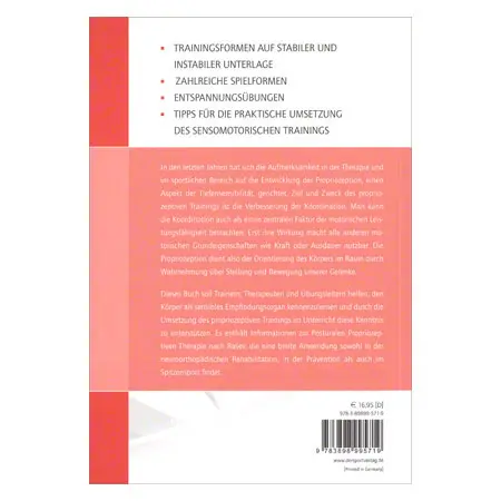 Buch Koordinationstherapie, Propriozeptives Training, 176 Seiten