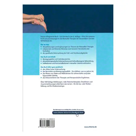 Buch Manuelle Therapie - Bewegen und Spren lernen, 384 Seiten