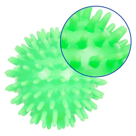Igel-Ball,  7 cm, neon-grn, soft