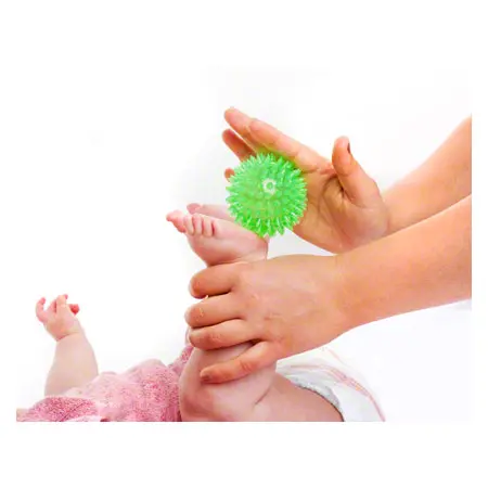 Igel-Ball,  7 cm, neon-grn, soft