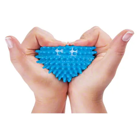 Igel-Ball,  10 cm, neon-blau, soft