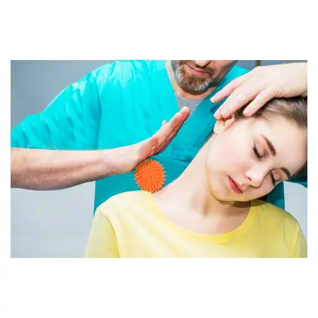Igel-Ball,  6 cm, orange, mittel