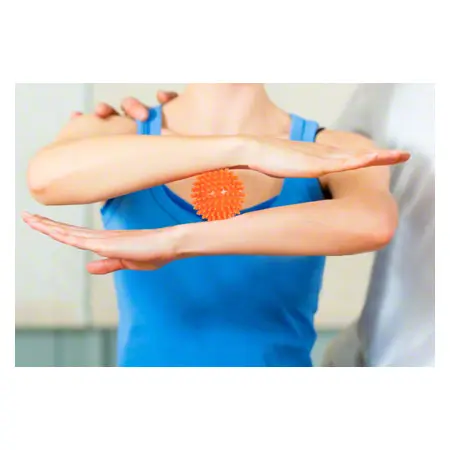 Igel-Ball,  6 cm, orange, mittel
