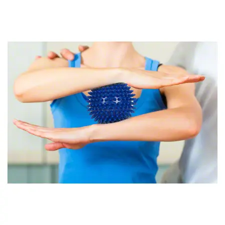 Igel-Ball,  10 cm, blau, mittel