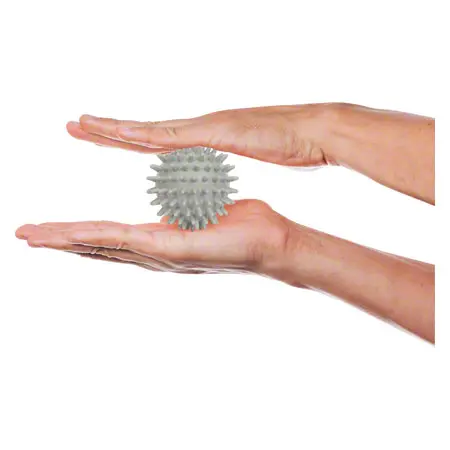 Igel-Ball,  7 cm, hellgrau, hart
