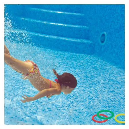 TOGU Tauchring aus PVC,  16 cm, 3er Set
