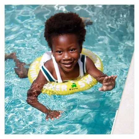Freds Schwimmtrainer Classic Schwimmhilfe, gelb 20-36 kg (4-8 Jahre)