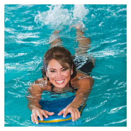 BECO Schwimmbrett Senior aus PE-Schaum, 48 x 28 x 4 cm