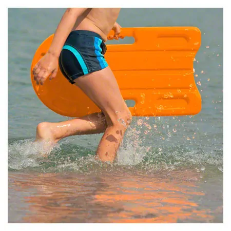 Schwimmbrett mit Griff klein, 40 x 27 x 3,5 cm