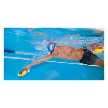 BECO Power Paddles Schwimmtrainer, Gr. S, Paar, gelb