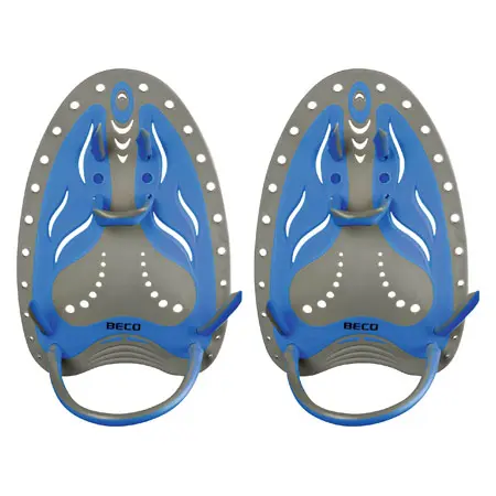 BECO Handpaddles Flex Schwimmtrainer, Gr. M, blau, Paar