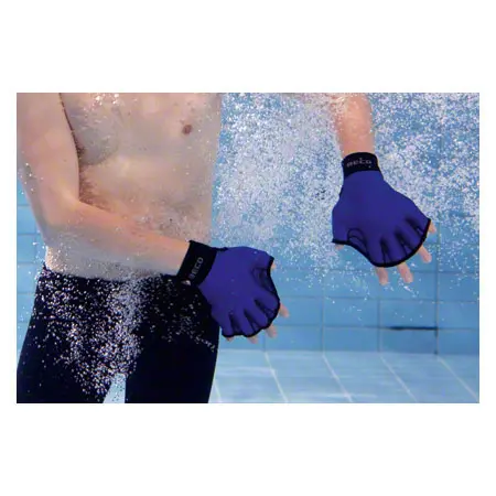 BECO Neoprenhandschuhe mit Fingerffnung, Gr. L, Paar, blau