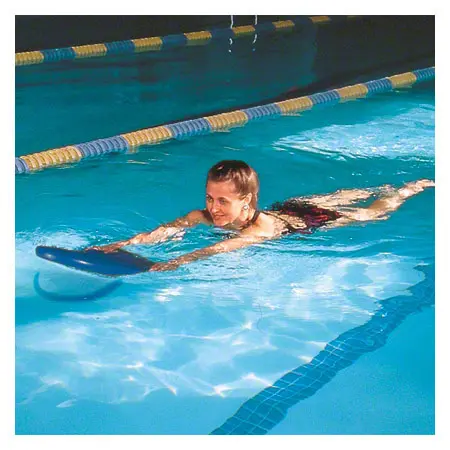Schwimmbrett aus PE-Schaum, 47x30x4 cm, blau