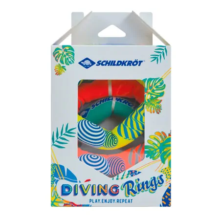Schildkrt Tauchringe mit Sandfllung, 3er Set,  14 cm