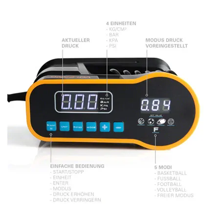 Ballkompressor PM500, 220-240 V, 2 Bar, inkl. Nadelventil-Set, 10 Stck