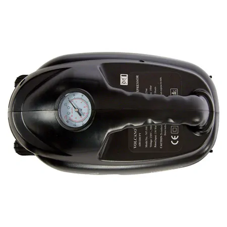 Ballkompressor Volcano, 230 V, 14 Bar, inkl. Nadelventil-Set, 10 Stck