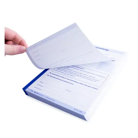 Prventionsvertrag durchschreibend, 1 Block  100 Stze (200 Bltter), DIN A5