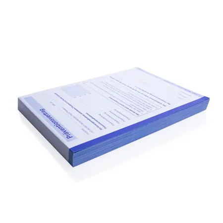 Prventionsvertrag durchschreibend, 1 Block  100 Stze (200 Bltter), DIN A5