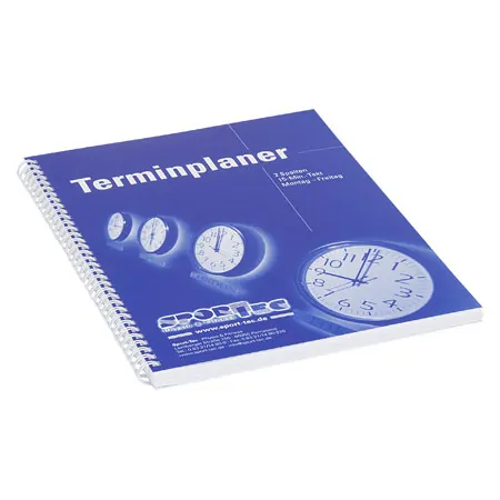 Terminplaner, 2 Spalten, 15-Min.-Takt, Montag - Freitag, A4