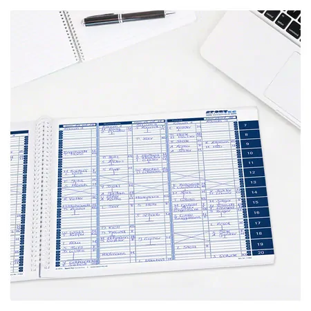 Terminplaner, 2 Spalten, 15-Min.-Takt, Montag - Freitag, A4