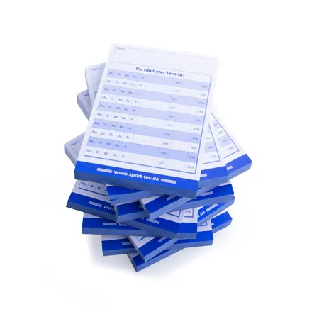 Terminzettelblock, 10 Blcke  75 Blatt (750 Bltter), DIN A7