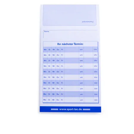 Terminzettelblock, 10 Blcke  75 Blatt (750 Bltter), DIN A7